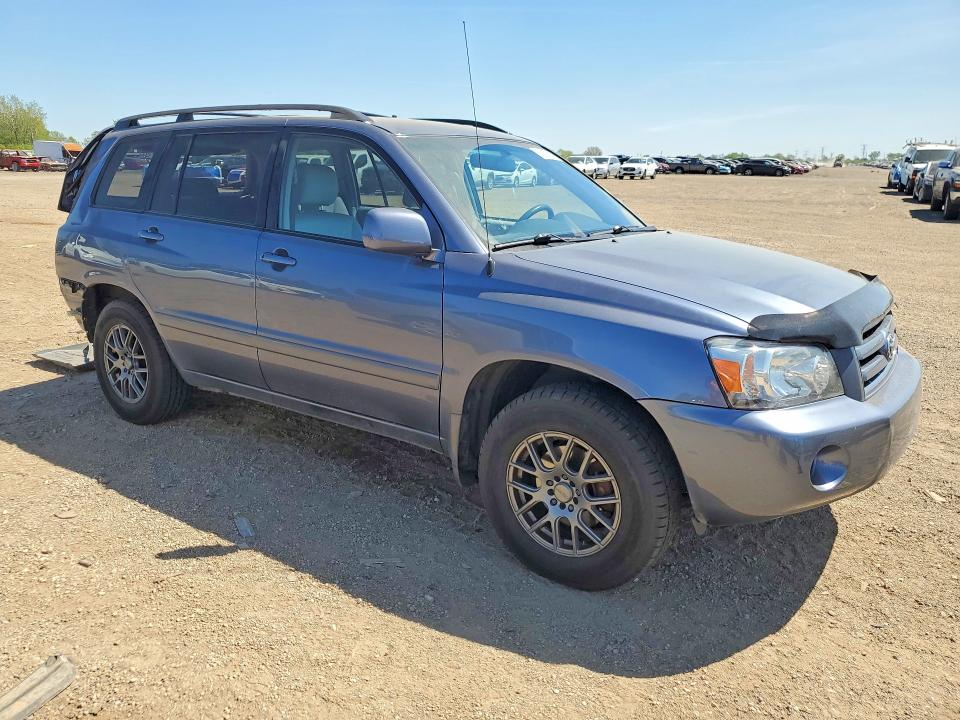 2006 Toyota Highlander VIN JTEGD21A860145037 COPART salvage auction — REAR END, Il - Salvage Certificate, sold $1,100 on 2026-07-09 (photo 4)