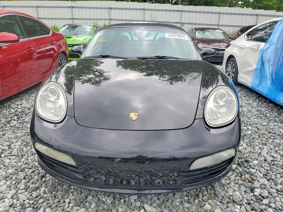2005 Porsche Boxster VIN WP0CA29885U712531 COPART salvage auction — FRONT END, Nc - Salvage Certificate Of Title, sold $3,700 on 2026-07-15 (photo 5)