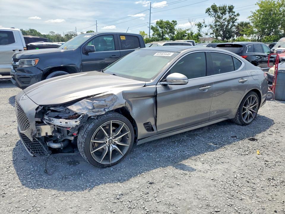 2022 Genesis VIN KMTG34TA5NU087171 COPART salvage auction — FRONT END, FL - CERT OF TITLE SLVG REBUILDABLE, sold $7,500 on 2026-07-17 (photo 1)
