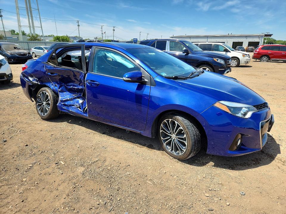 2014 Toyota Corolla VIN 5YFBURHE3EP014909 COPART salvage auction — SIDE, Il - Salvage Certificate, sold $2,050 on 2026-07-24 (photo 4)