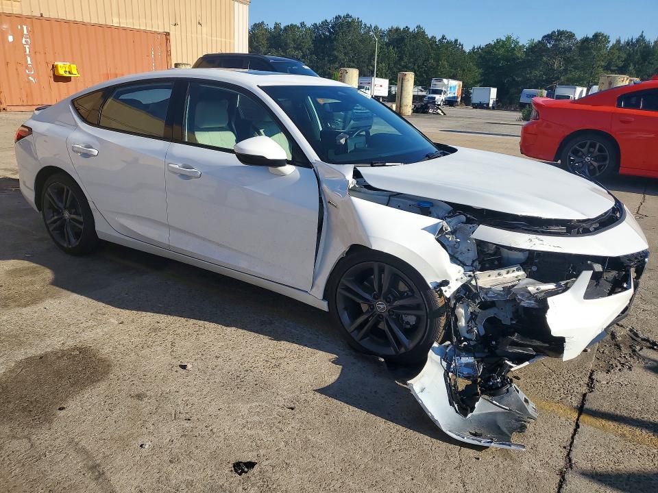 2025 Acura Integra VIN 19UDE4H66SA010243 COPART salvage auction — FRONT END, Sc - Cert Of Title-Salvage, sold $8,000 on 2026-07-10 (photo 4)