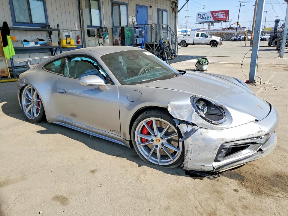2022 Porsche 911 VIN WP0AB2A99NS221891 COPART salvage auction — REAR END, Ca - Salvage Certificate, sold $60,500 on 2026-07-02 (photo 4)