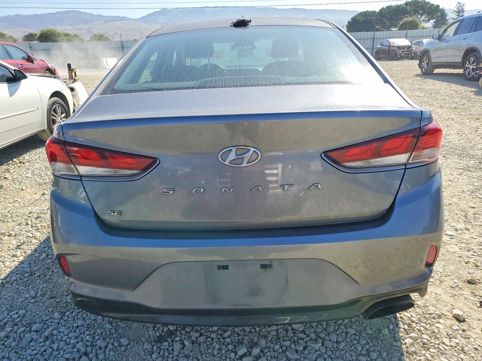 2018 Hyundai Sonata VIN 5NPE24AF1JH633024 COPART salvage auction — VANDALISM, Ca - Salvage Certificate, sold $2,100 on 2026-07-02 (photo 6)