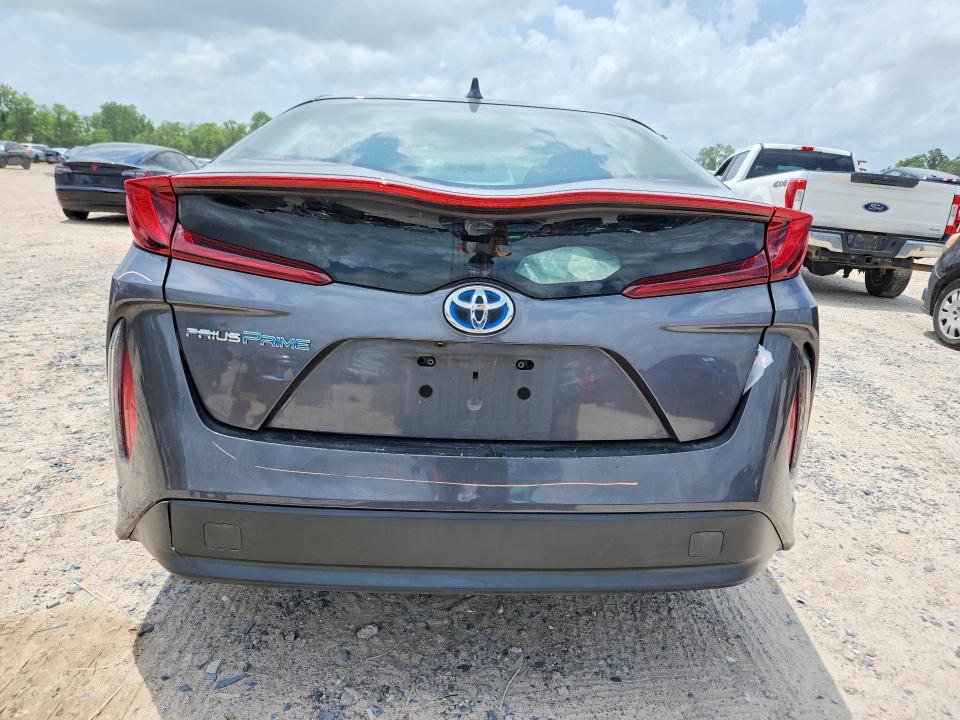 2021 Toyota Prius VIN JTDKAMFP1M3177016 COPART salvage auction — FRONT END, TX - SALVAGE VEHICLE TITLE, sold $3,850 on 2026-07-31 (photo 6)