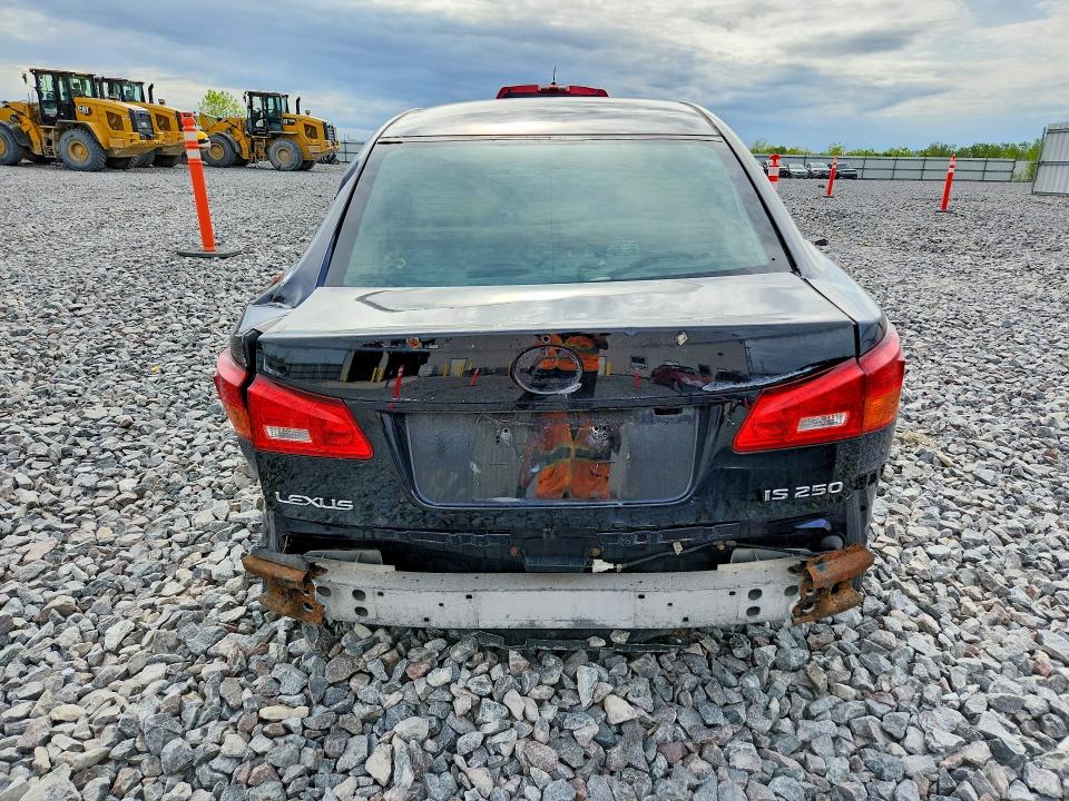 2006 Lexus Is 250 VIN JTHCK262465004297 COPART salvage auction — REAR END, Wi - Junked Vehicle Bill Of Sale, sold $225 on 2026-07-06 (photo 6)