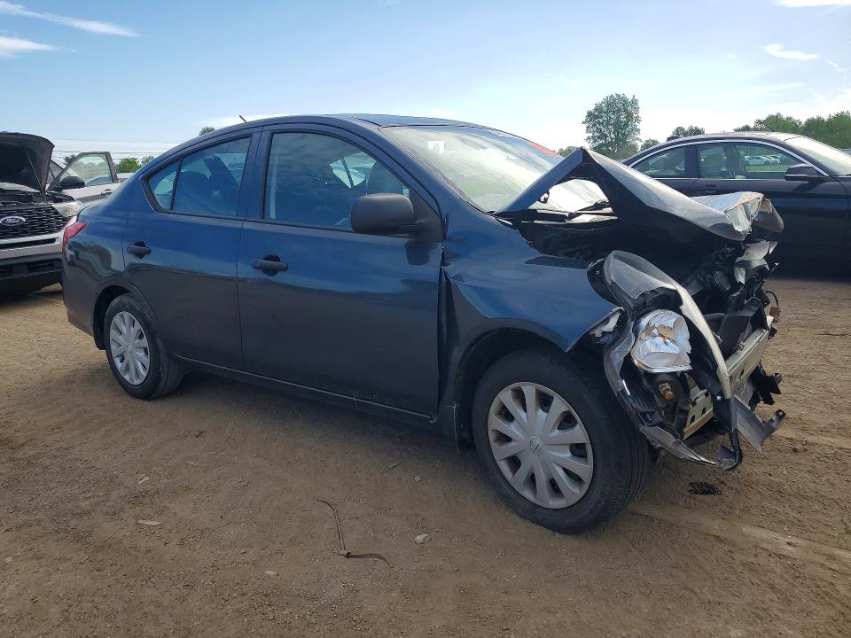 2015 Nissan Versa VIN 3N1CN7AP5FL862843 COPART salvage auction — FRONT END, OH - CERT OF TITLE-SALVAGE, sold $150 on 2026-07-02 (photo 4)