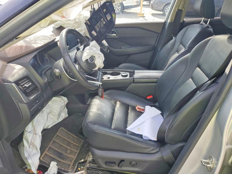 2021 Nissan Rogue VIN JN8AT3CB5MW242588 COPART salvage auction — ROLLOVER, Pa - Certificate Of Salvage, sold $1,650 on 2026-07-16 (photo 7)