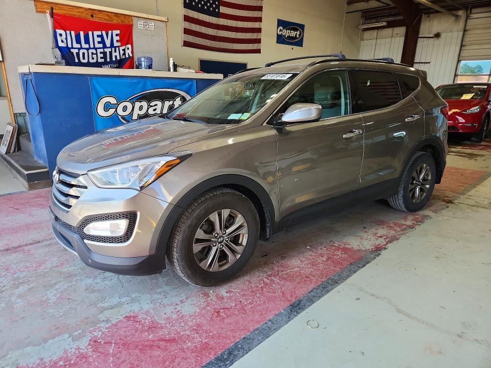 2015 Hyundai Santa fe VIN 5XYZUDLB1FG254562 COPART salvage auction — FRONT END, Ny - Mv-907A Salvage Certificate, sold $2,650 on 2026-07-06 (photo 1)