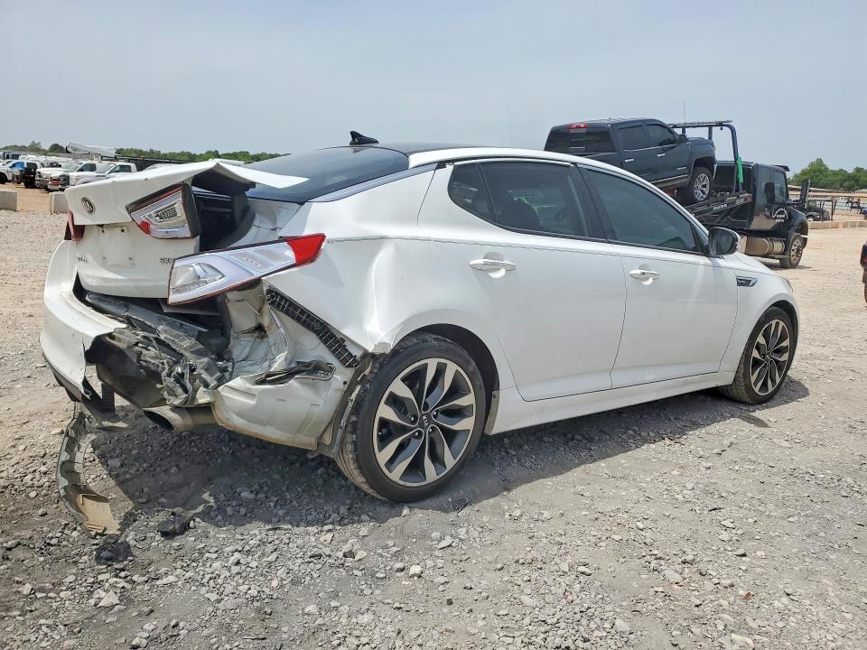 2015 Kia Optima VIN 5XXGR4A6XFG495250 COPART salvage auction — REAR END, Ok - Cert Of Title-Salvage, sold $375 on 2026-07-21 (photo 3)