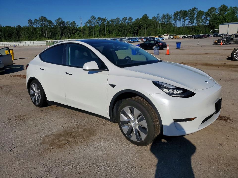 2021 Tesla Model y VIN 5YJYGDEE9MF285668 COPART salvage auction — REAR END, Sc - Cert Of Title-Salvage, sold $10,500 on 2026-07-27 (photo 4)