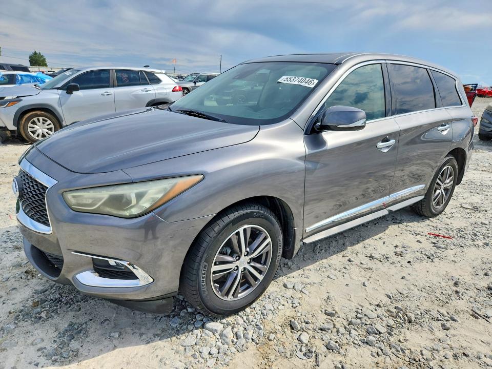 2019 Infiniti Qx60 VIN 5N1DL0MN8KC509667 COPART salvage auction — REAR END, Ga - Certificate Of Title (P), sold $3,750 on 2026-07-28 (photo 1)