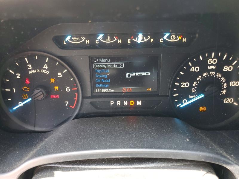 2018 Ford F-150 VIN 1FTMF1E54JFE25763 COPART salvage auction — FRONT END, TX - SALVAGE VEHICLE TITLE, sold $5,300 on 2026-07-02 (photo 9)