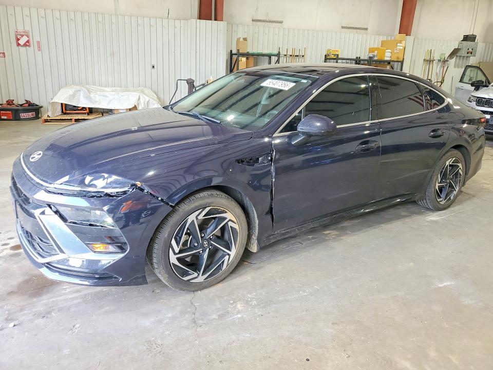 2025 Hyundai Sonata VIN KMHL14JA4SA434181 COPART salvage auction — FRONT END, Tx - Salvage Vehicle Title, sold $8,000 on 2026-07-20 (photo 1)