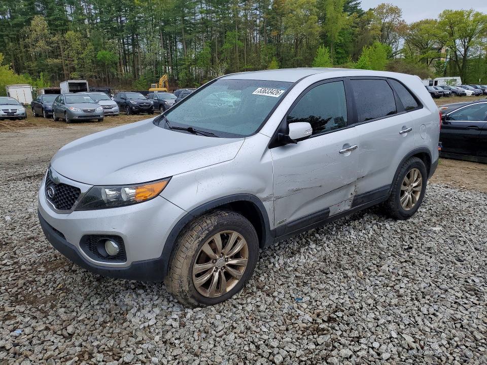 2011 Kia Sorento VIN 5XYKUCA16BG013452 COPART salvage auction — SIDE, MA - CERT OF TITLE-RECONSTRCTD COLL, sold $750 on 2026-07-22 (photo 1)