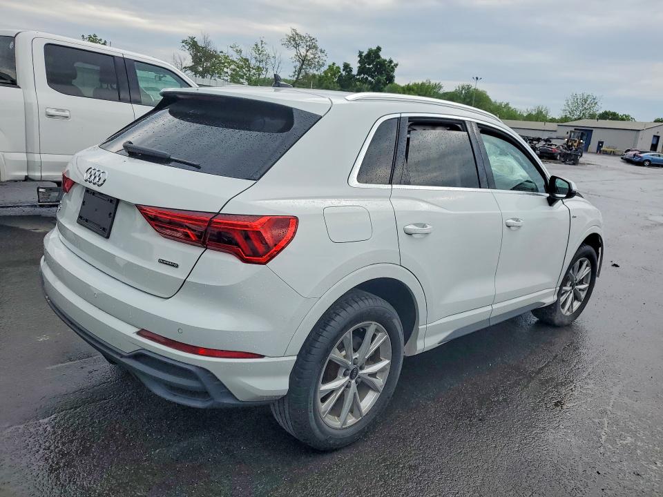 2023 Audi Q3 VIN WA1EECF36P1089677 COPART salvage auction — FRONT END, Nj - Cert Of Title-Salvage, sold $6,300 on 2026-07-14 (photo 3)