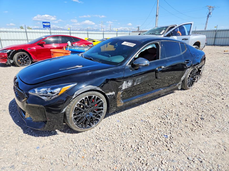 2020 Kia Stinger VIN KNAE35LC6L6074876 COPART salvage auction — VANDALISM, Ut - Salvage Certificate, sold $7,000 on 2026-07-10 (photo 1)
