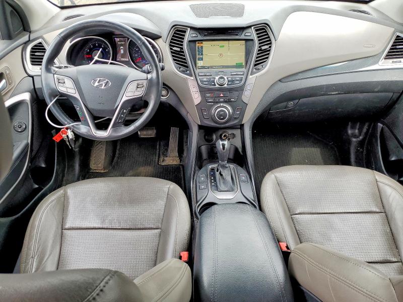 2016 Hyundai Santa fe VIN 5XYZWDLA4GG345599 COPART salvage auction — WATER/FLOOD, Pa - Certificate Of Salvage, sold $2,000 on 2026-07-21 (photo 8)