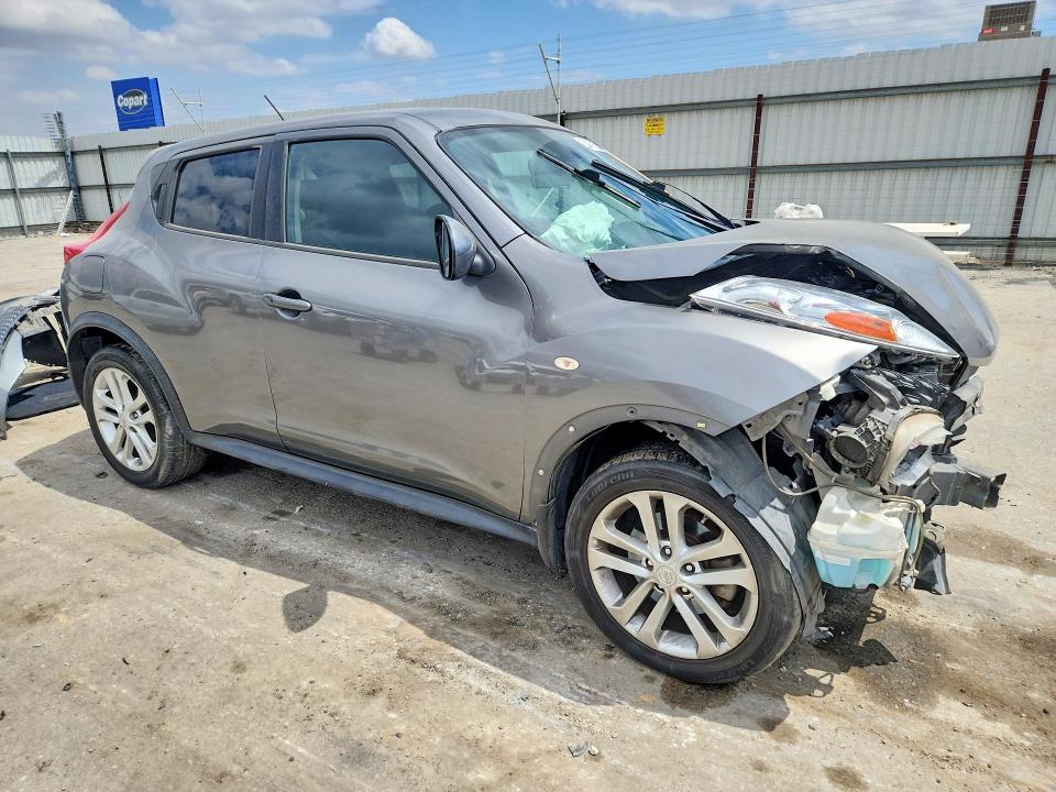 2012 Nissan Juke VIN JN8AF5MR8CT115199 COPART salvage auction — FRONT END, Ca - Salvage Certificate, sold $350 on 2026-07-17 (photo 4)