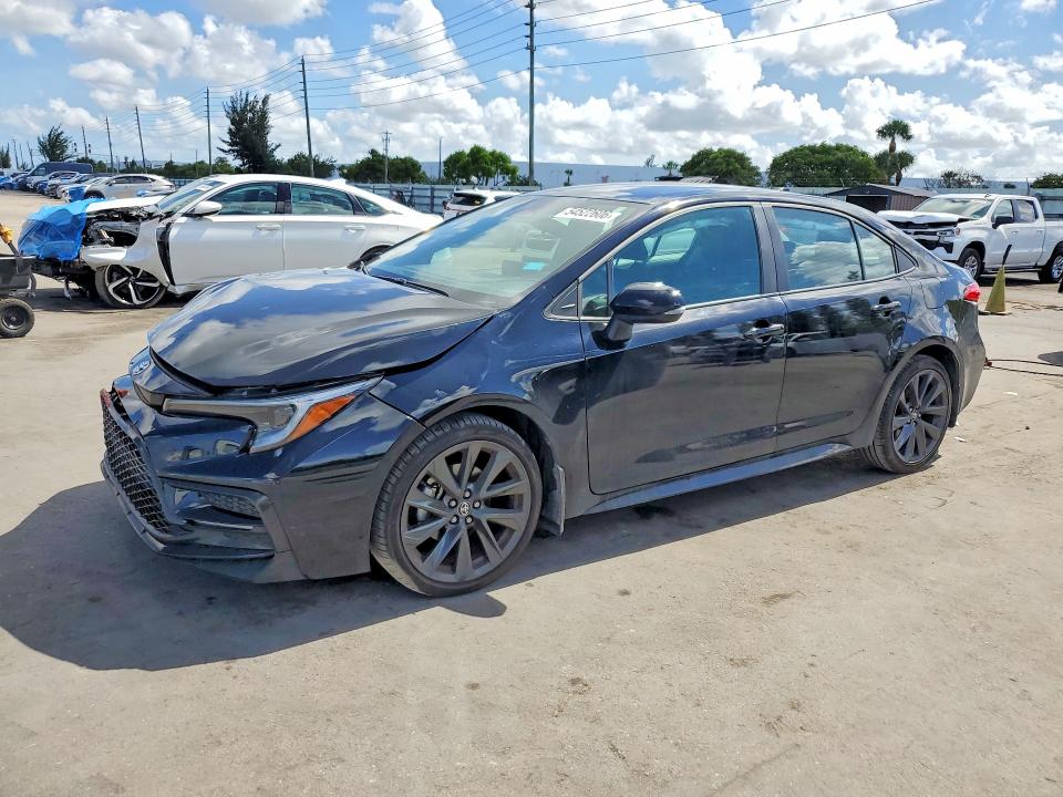 2025 Toyota Corolla VIN 5YFS4MCE9SP242239 COPART salvage auction — FRONT END, Fl - Certificate Of Destruction, sold $6,300 on 2026-07-27 (photo 1)