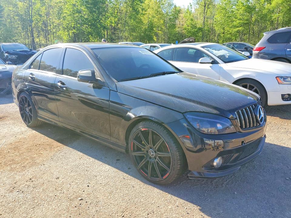 2008 Mercedes-benz C class VIN WDDGF81X18F191062 COPART salvage auction — SIDE, On - Permit Salvage, sold $500 on 2026-07-23 (photo 4)