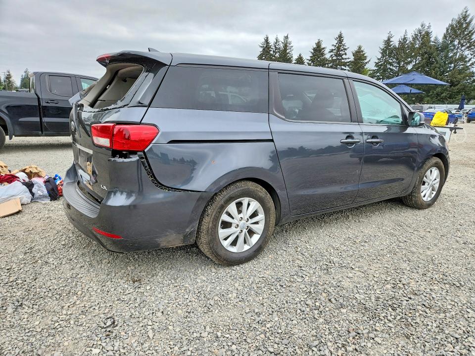 2017 Kia SEDONA VIN KNDMB5C12H6234274 COPART salvage auction — REAR END, WA - BILL OF SALE, sold $1,350 on 2026-07-24 (photo 3)