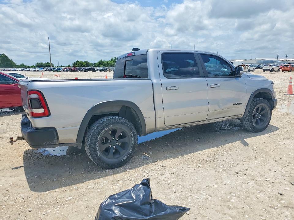 2022 Ram 1500 VIN 1C6SRFLT3NN284765 COPART salvage auction — FRONT END, Tx - Salvage Vehicle Title, sold $18,100 on 2026-07-09 (photo 3)