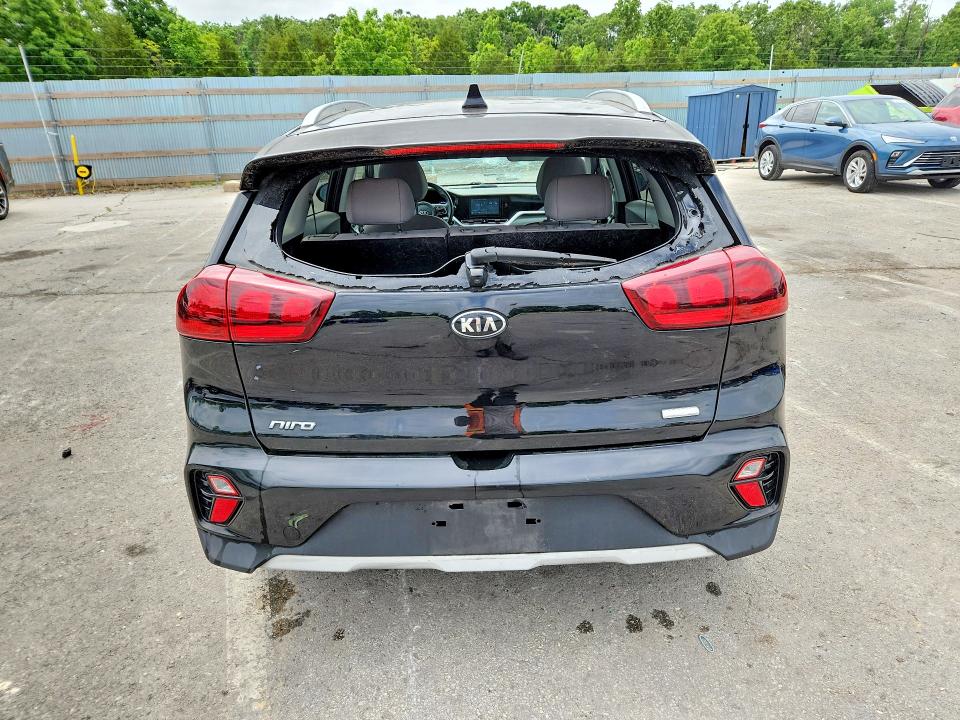 2020 Kia Niro VIN KNDCM3LDXL5391201 COPART salvage auction — HAIL, Mo - Salvage Certificate Of Title, sold $3,000 on 2026-07-29 (photo 6)