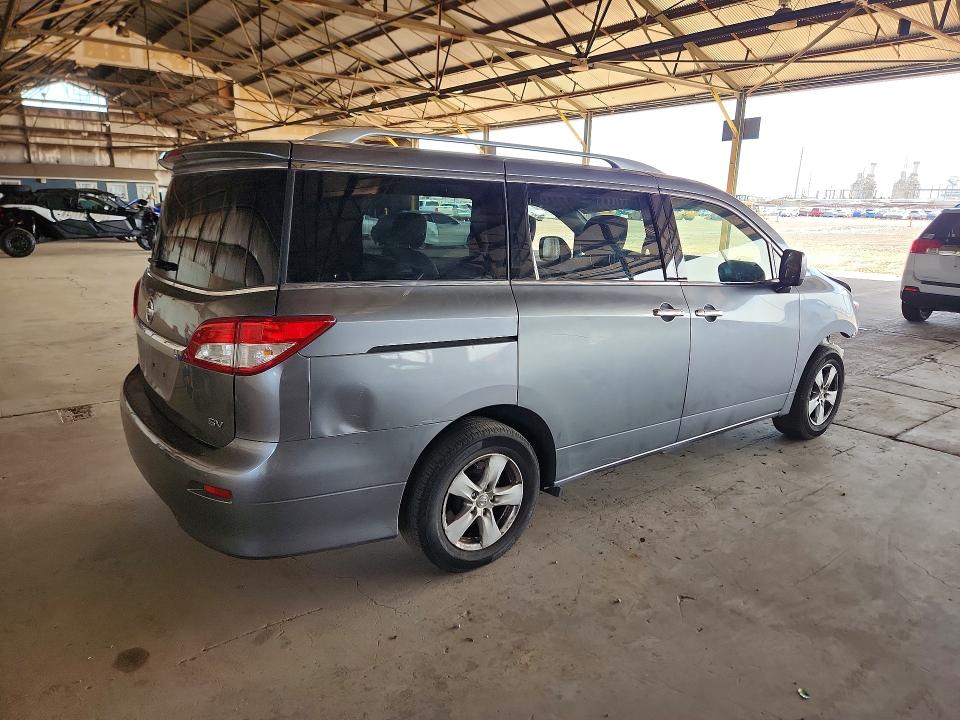 2017 Nissan Quest VIN JN8AE2KP0H9169894 COPART salvage auction — FRONT END, Az - Cert Of Title - Salvage, sold $900 on 2026-07-06 (photo 3)