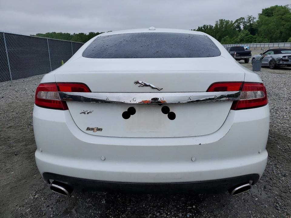 2011 Jaguar Xf VIN SAJWA0GB8BLR87321 COPART salvage auction — FRONT END, Sc - Cert Of Title-Salvage, sold $550 on 2026-07-08 (photo 6)