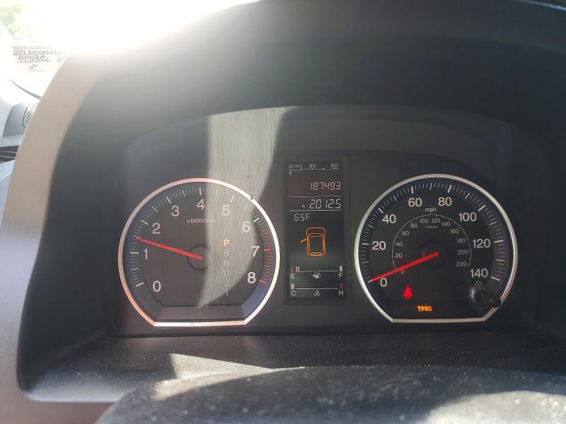 2007 Honda Cr-v VIN JHLRE48737C063980 COPART salvage auction — FRONT END, Md - Cert Of Salvage > 75% Damage, sold $2,200 on 2026-07-14 (photo 9)