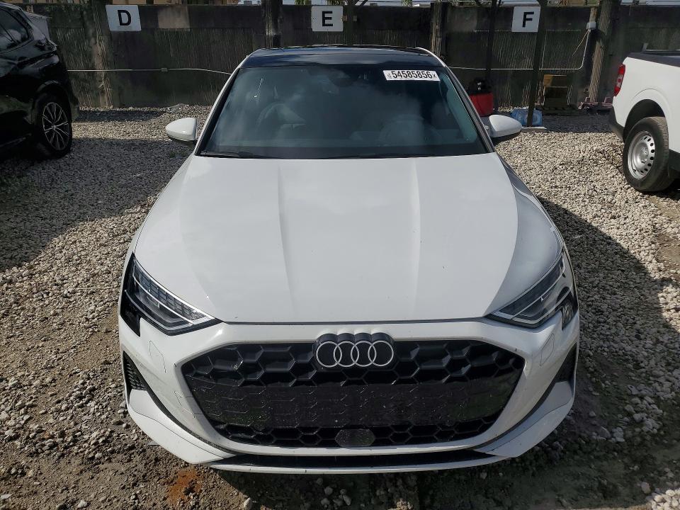 2025 Audi A3 VIN WAUGUDGY3SA039682 COPART salvage auction — SIDE, Fl - Cert Of Title Slvg Rebuildable, sold $15 on 2026-07-24 (photo 5)