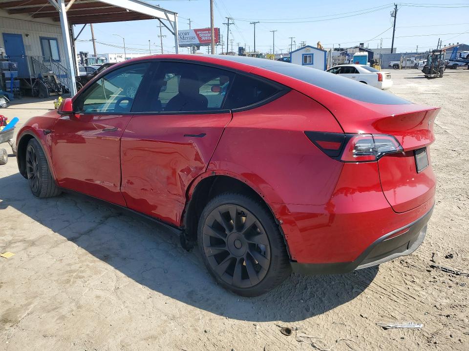 2021 Tesla VIN 5YJYGDEE6MF219207 COPART salvage auction — REAR END, Salvage Title, sold $7,300 on 2026-07-13 (photo 2)