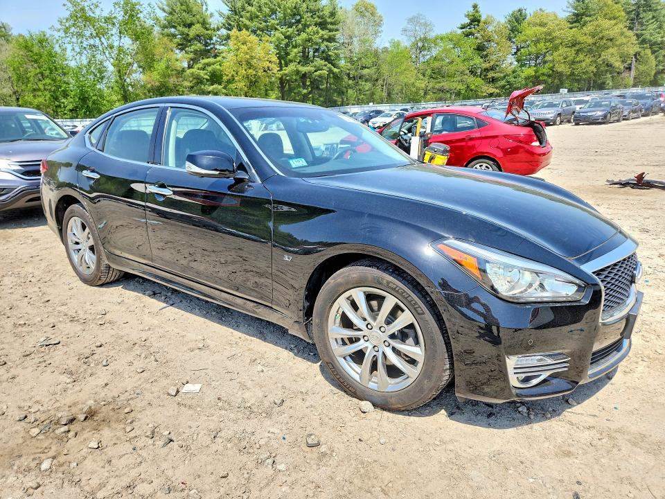 2019 Infiniti Q70 VIN JN1BY1AR0KM585326 COPART salvage auction — FRONT END, Ma - Cert Of Title-Salvage, sold $5,700 on 2026-07-07 (photo 4)