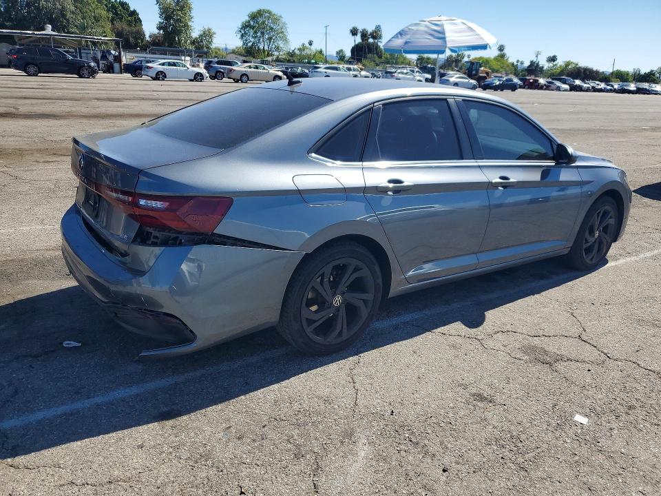 2025 Volkswagen Jetta VIN 3VWEX7BU0SM027867 COPART salvage auction — REAR END, Ca - Salvage Certificate, sold $11,500 on 2026-07-02 (photo 3)