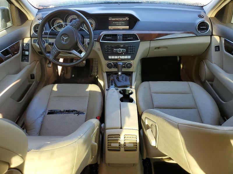 2014 Mercedes-benz C-klasse VIN WDDGF8AB3EA965860 COPART salvage auction — FRONT END, On - Permit Salvage, sold $1,800 on 2026-07-14 (photo 8)