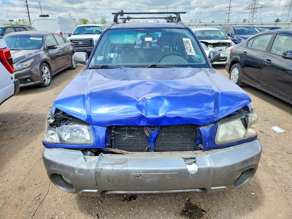 2003 Subaru Forester VIN JF1SG65643H707912 COPART salvage auction — FRONT END, Il - Salvage Certificate, sold $300 on 2026-07-07 (photo 5)