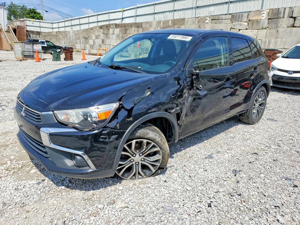2017 Mitsubishi Outlander VIN JA4AR3AW9HZ019579 COPART salvage auction — FRONT END, Ky - Cert Of Title-Salvage, sold $1,550 on 2026-07-02 (photo 1)