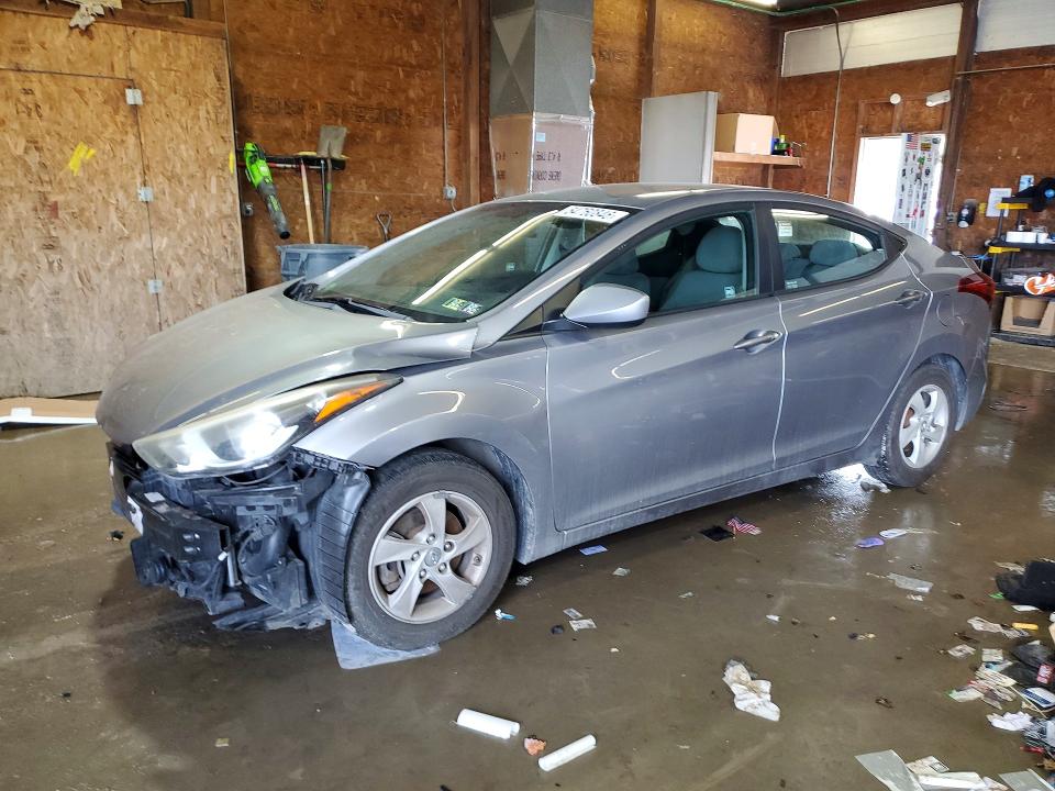 2014 Hyundai Elantra VIN KMHDH4AE1EU128402 COPART salvage auction — FRONT END, PA - CERTIFICATE OF SALVAGE, sold $950 on 2026-07-30 (photo 1)