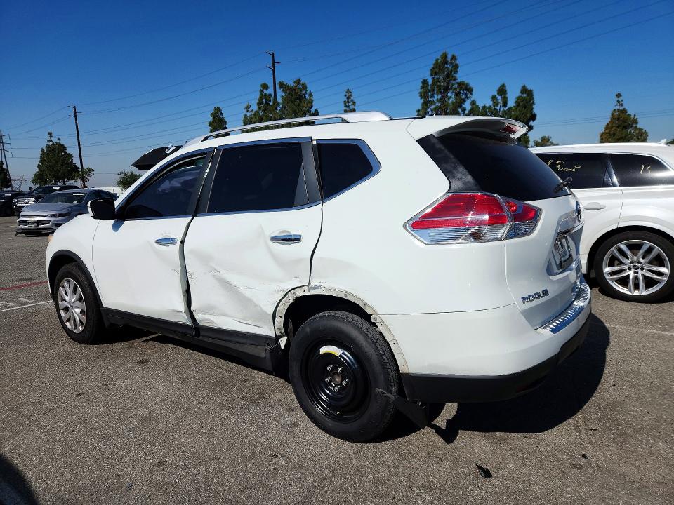 2016 Nissan VIN KNMAT2MT2GP594636 COPART salvage auction — SIDE, Ca - Salvage Certificate, sold $1,800 on 2026-07-07 (photo 2)