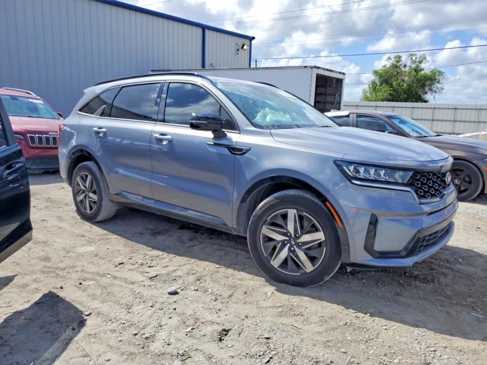 2021 Kia Sorento VIN 5XYRL4LC9MG054201 COPART salvage auction — FRONT END, Fl - Cert Of Title Slvg Rebuildable, sold $2,100 on 2026-07-24 (photo 4)