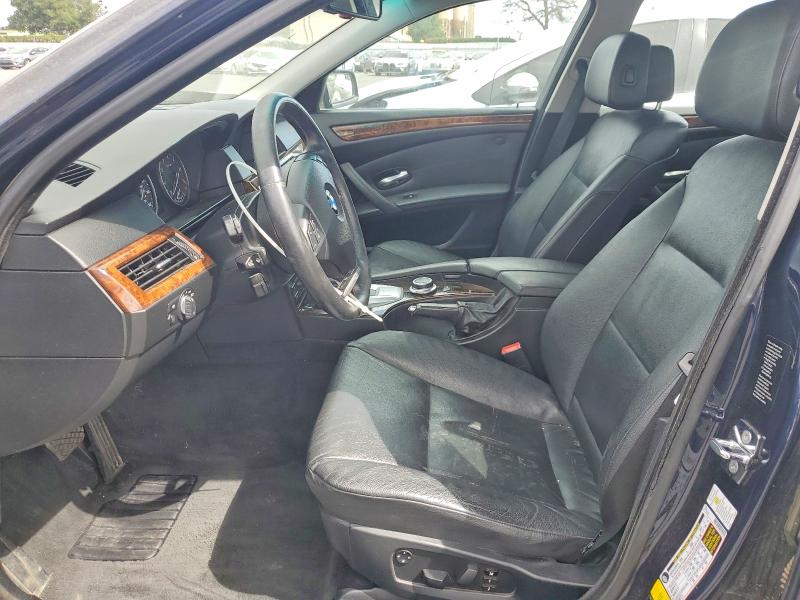 2008 BMW 5 series VIN WBANU53558CT10196 COPART salvage auction — FRONT END, CA - SALVAGE CERTIFICATE, sold $300 on 2026-07-09 (photo 7)