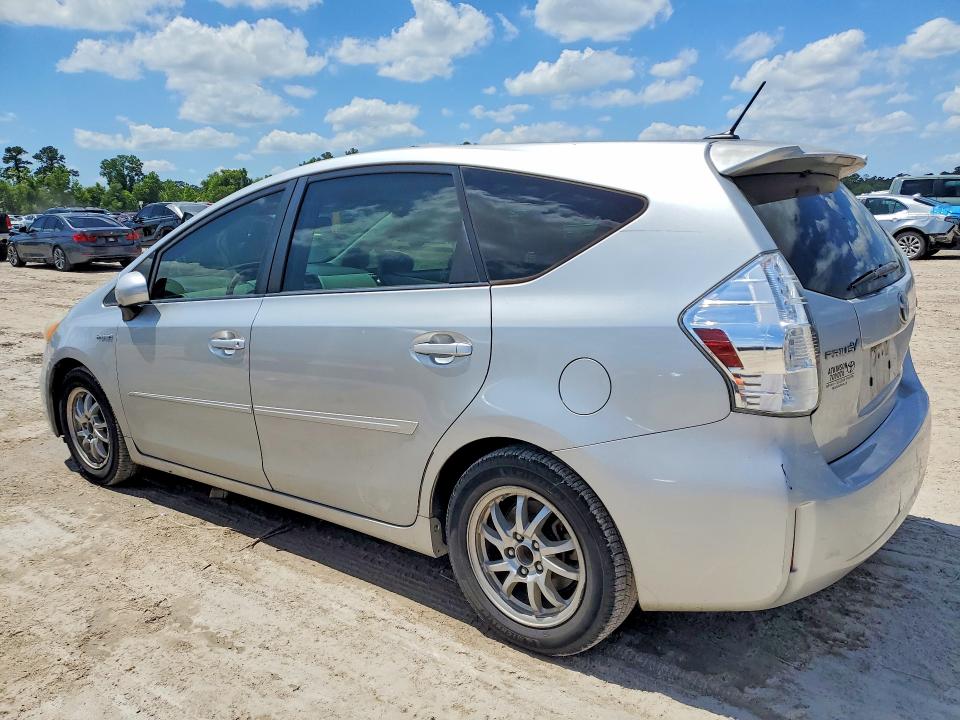 2012 Toyota Prius VIN JTDZN3EU6C3149716 COPART salvage auction — NORMAL WEAR, Tx - Certificate Of Title, sold $1,500 on 2026-07-28 (photo 2)