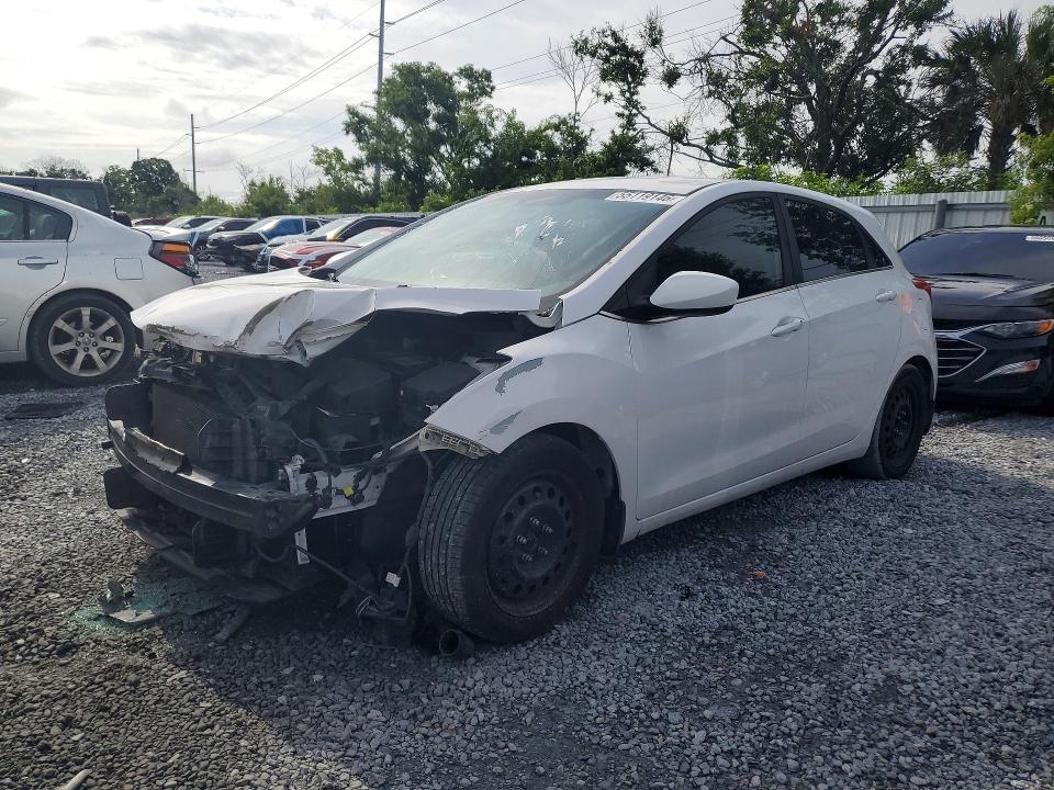 2016 Hyundai Elantra VIN KMHD35LH0GU280699 COPART salvage auction — FRONT END, Fl - Cert Of Title Slvg Rebuildable, sold $975 on 2026-07-07 (photo 1)