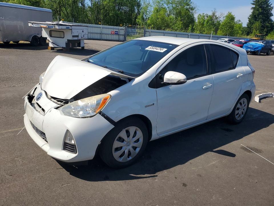 2014 Toyota Prius VIN JTDKDTB33E1563356 COPART salvage auction — FRONT END, OR - SALVAGE TITLE CERTIFICATE, sold $1,050 on 2026-08-01 (photo 1)
