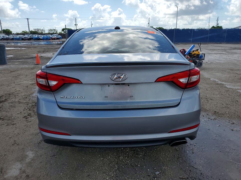 2016 Hyundai VIN 5NPE24AF1GH416971 COPART salvage auction — FRONT END, Fl - Cert Of Title Slvg Rebuildable, sold $1,350 on 2026-07-27 (photo 6)