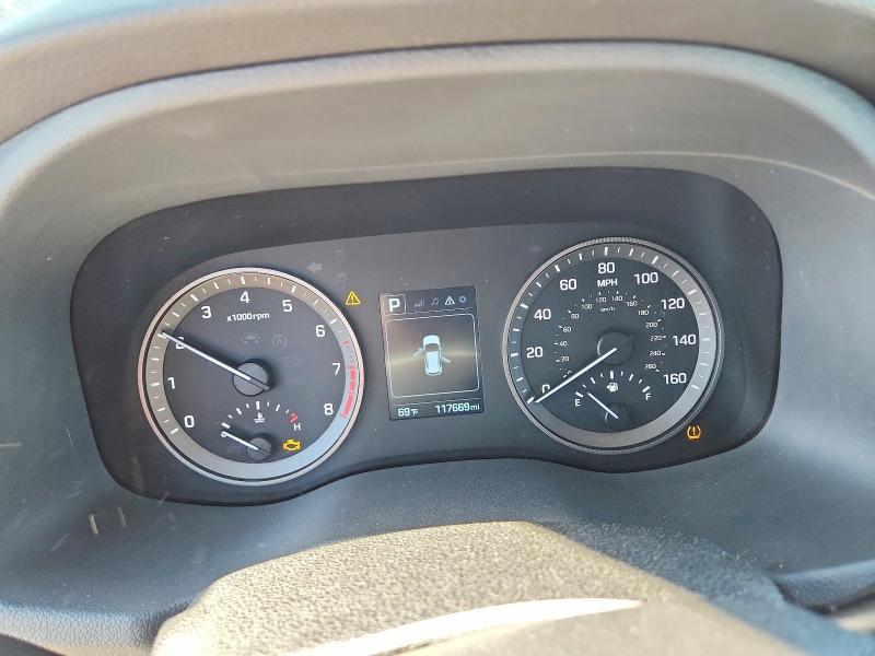 2017 Hyundai Tucson VIN KM8J3CA25HU369594 COPART salvage auction — MINOR DENT/SCRATCHES, Ut - Certificate Of Title (P), sold $3,350 on 2026-07-07 (photo 9)