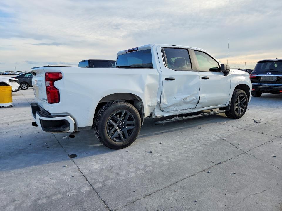 2024 Chevrolet Silverado VIN 1GCPABEKXRZ385240 COPART salvage auction — SIDE, Tx - Salvage Vehicle Title, sold $8,700 on 2026-07-24 (photo 3)
