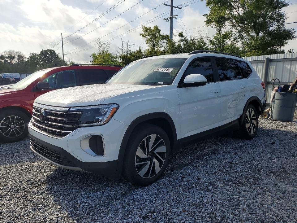 2024 Volkswagen Atlas VIN 1V2JR2CAXRC595170 COPART salvage auction — REAR END, Fl - Certificate Of Destruction, sold $6,200 on 2026-07-28 (photo 1)