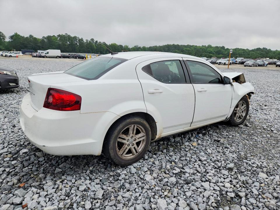 2012 Dodge Avenger VIN 1C3CDZCB0CN147773 COPART salvage auction — FRONT END, Ga - Cert Of Title-Salvage, sold $300 on 2026-07-09 (photo 3)