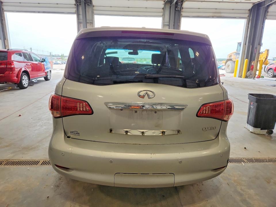 2014 Infiniti Qx80 VIN JN8AZ2NCXE9351143 COPART salvage auction — REAR END, Ne - Cert Of Title-Salvage, sold $2,350 on 2026-07-07 (photo 6)